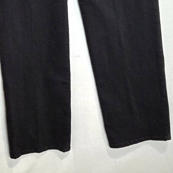 J. Jill Womens 8 Jeans Full Wide Leg High Waist Basalt Regular Casual Stretch - Picture 12 of 12